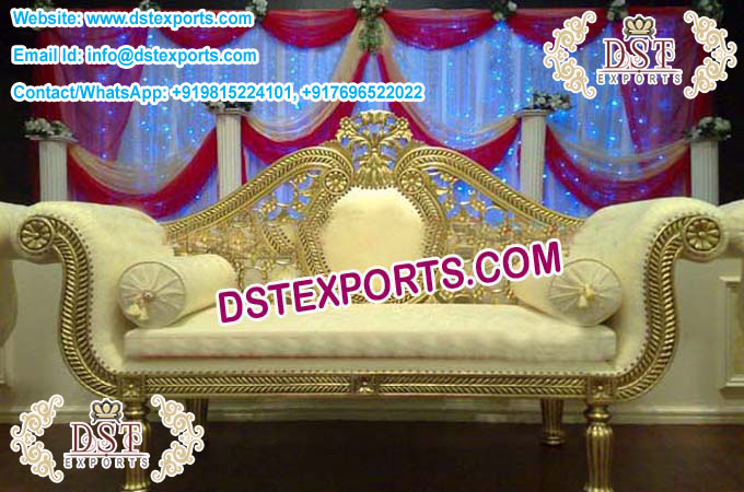 Wedding Golden Love Seater