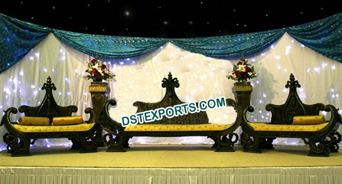 Asian Wedding Royal Black Furniture Antique