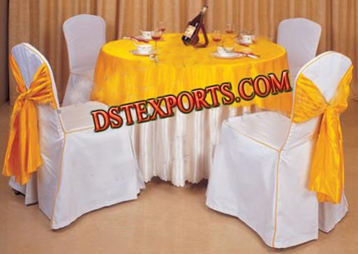 BANQUET HALL CHAIR COVER WITH ATTACH SASHAS