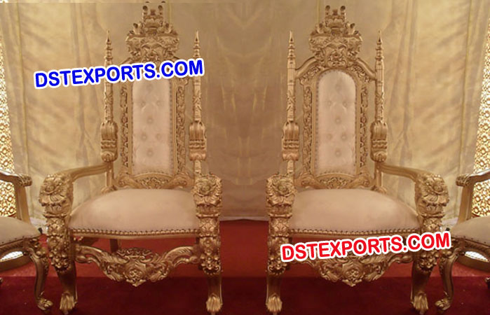 Royal Wedding Golden Chair Set