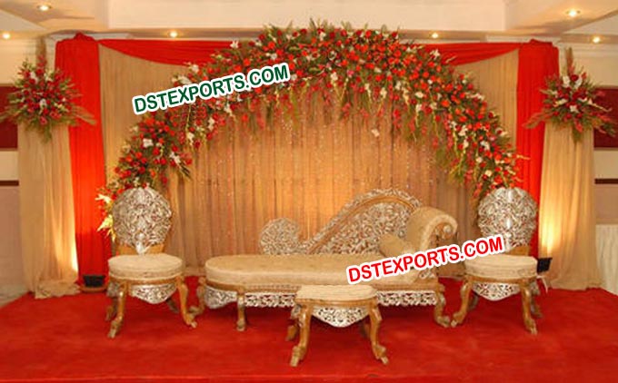 Asian Wedding New Walima Stage Furniture