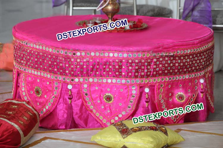 Indian Wedding Embroidered Table Cloth