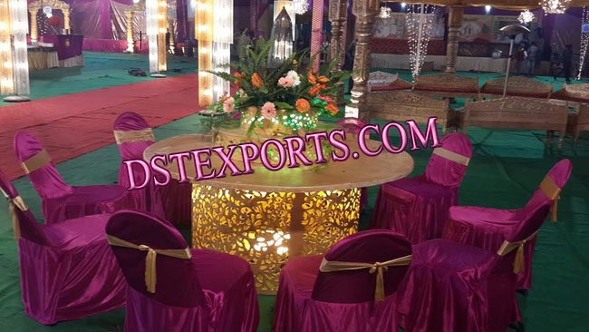 INDIAN WEDDING LIGHTED TABLES