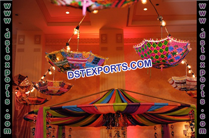 Rajasthani Wedding Decor Umbrella