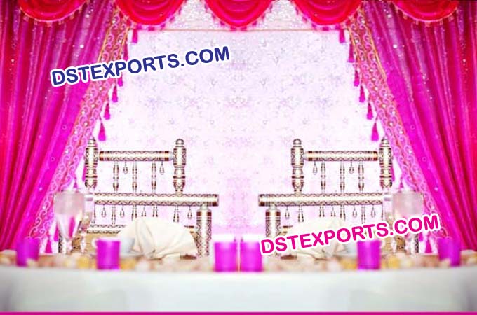 Indian Wedding Mandap Backdrop Decor