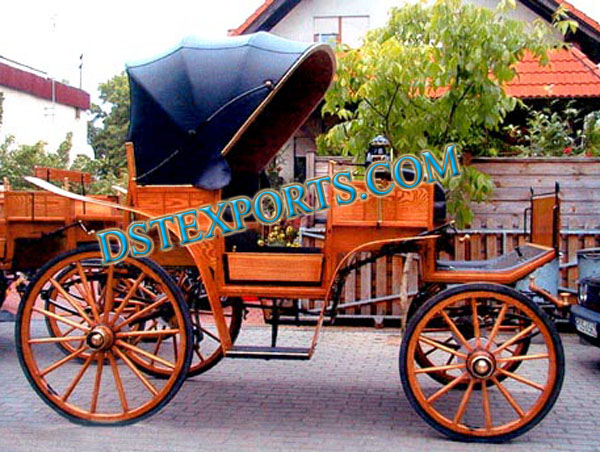 NEW WODDEN  HORSE CARRIAGE