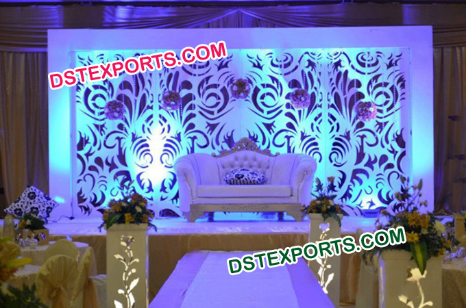 Indian Wedding Stylish Backdrop Decoration