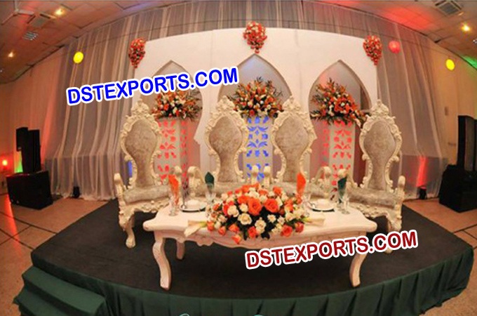 Nigerian Wedding Stage Decor Chairs