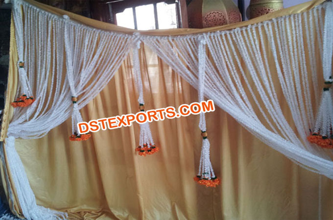 Wedding Stage Beautiful Flower Backdrop  Curtains