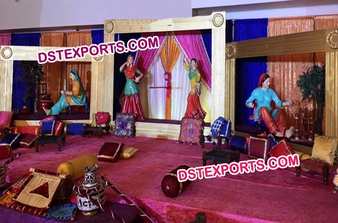 Punjabi Decoration Theme Stage