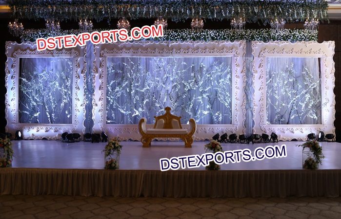 Latest Wedding Stage Photo Frames Backdrop Panels