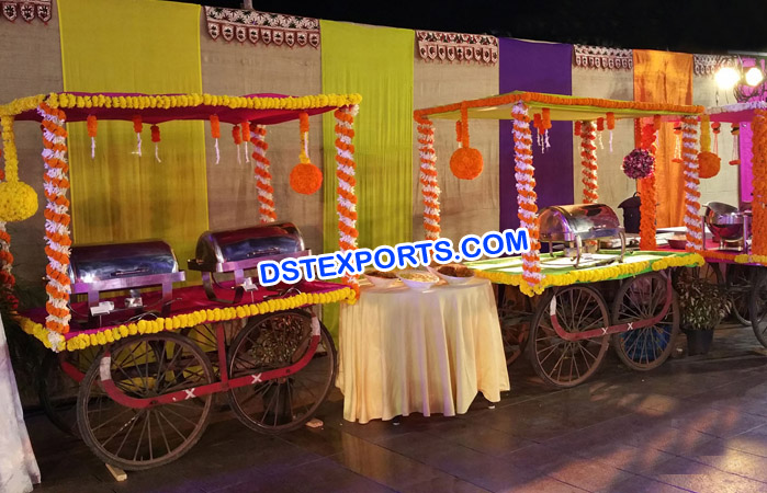 Indian Style Wedding Rehri Stall Decoration