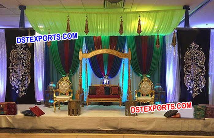 Wedding Mehandi Sangeet Stage Swing