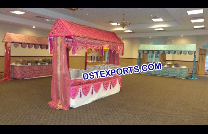 Indian Wedding Food Stall Canopy