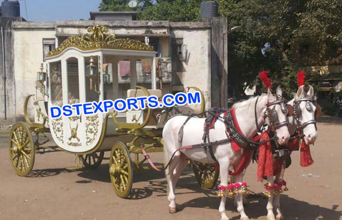 Royal Wedding Horse Buggy With AC