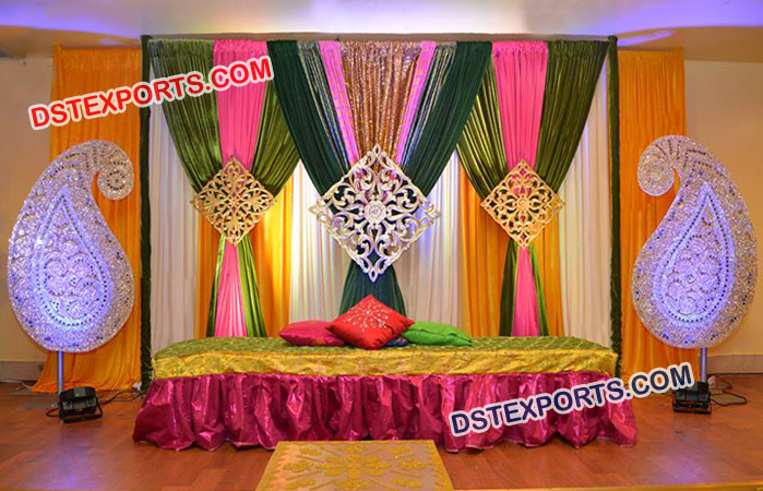 Indian Wedding Mehandi Sangeet Decoration