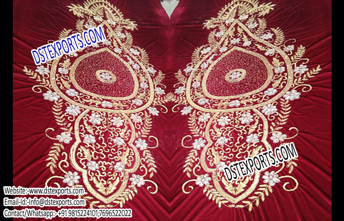 Muslim Wedding Hand Embrodried Curtains Backdrops