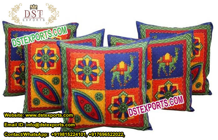 Fancy Rajasthani Wedding Cushion Cover