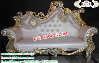 Asian Wedding Throne Chaise Sofa