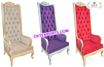 Stylish King Queen Throne Chairs