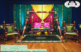 Indian Wedding Colorful Stage Swing/Jhula