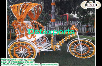 Traditional Rickshaw for Wedding Photography