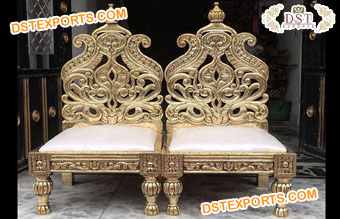 Traditional Indian Wedding Vedi Chairs Set