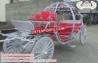 Lovely Heart Cinderella Wedding Carriage