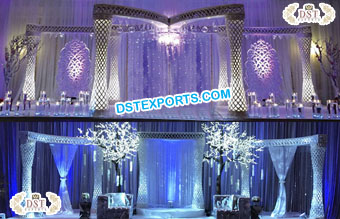 Dreamy Palazzo Wedding Mandap & Stage
