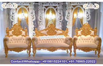 Maharaja Style Wedding Furniture Sofa Set