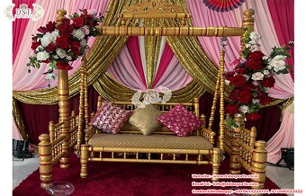 New Golden Sankheda Swing For Wedding Stage
