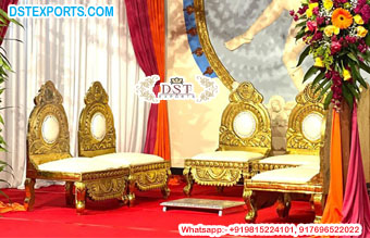 Indian Ceremony Low Seating Mandap Chairs