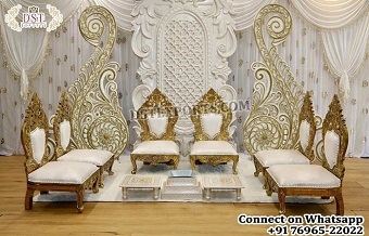 Luxury Indian Wedding Mandap Vedi Chairs