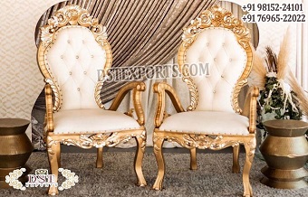 Fancy Wedding CoupleChairs for Stage