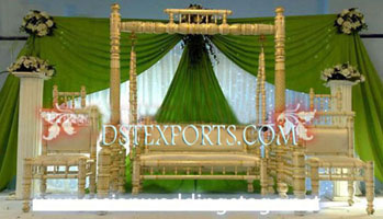 INDIAN WEDDING STAGE WITH JHULA SET