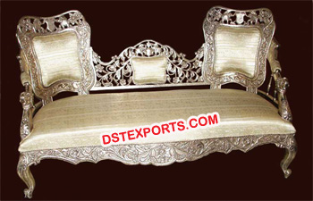 Indian Wedding Designer Silver Sofa
