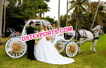 Cinderella Style Wedding Horse Carriage