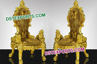 Wedding Lion Royal Throne Chairs