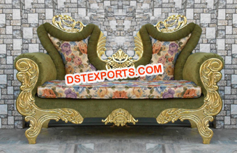 Exquisite Hand Carved French Wedding Settee