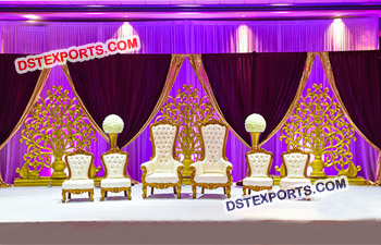 Wedding Bride Groom Stage Chairs