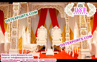Bollywood Style Wedding Mandap Chairs Set