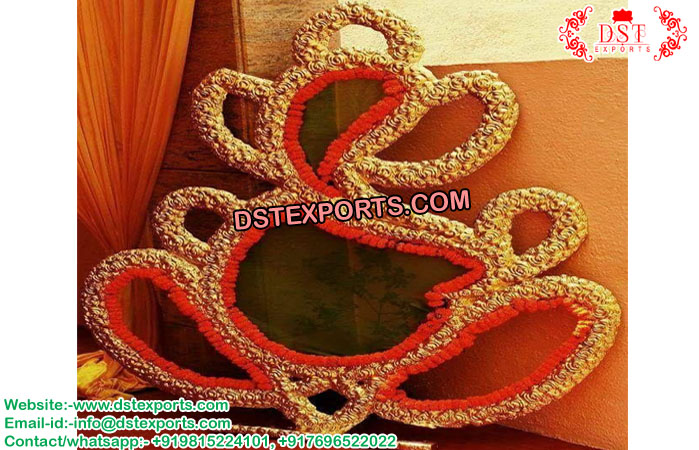 Unique Hanging Fiber Ganesha Frame