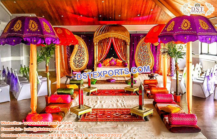 Muslim Umbrella Decoration for Heena Function