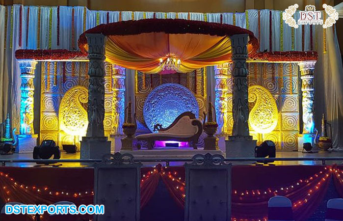 Traditional Malay Wedding Decor Mandap