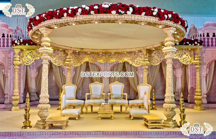 Unique Styled Indian Wedding Event Mandap