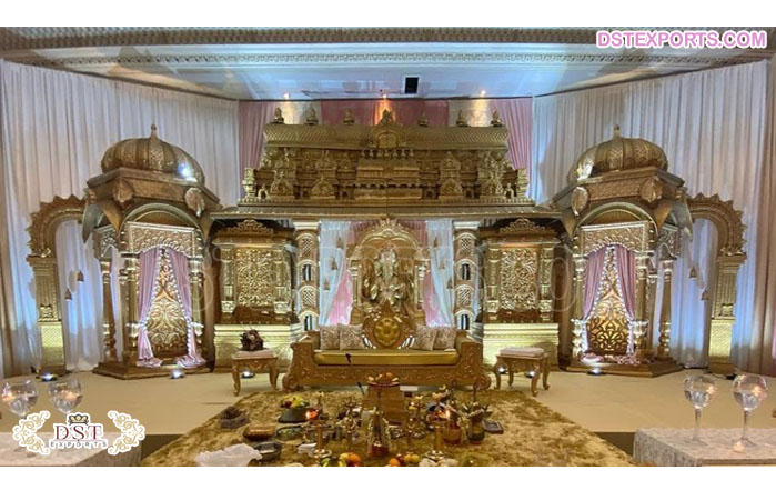 Grand Mandap Decor for South Indian Wedding