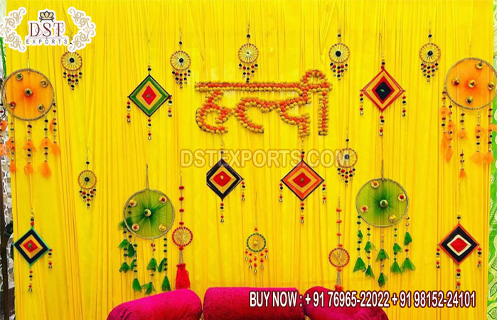 Haldi Ceremony Decorative Hanging  Props