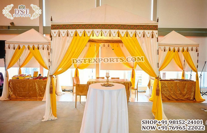 Indian Wedding Theme Marquee Tent Decor