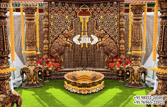 North Indian Wedding Pelli Ceremony Decoration