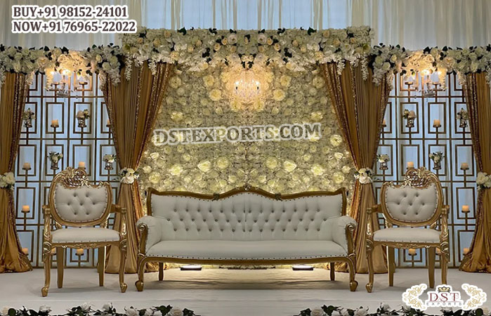 Jewish Wedding Stage Candle Backdrop Panels